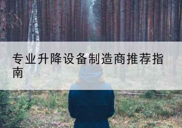 赤坎电动剪叉升降平台厂家-专业升降设备制造商推荐指南